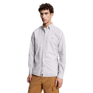 Mw0Mw328300H7 Camisas Tommy Hilfiger Hombre Natural Soft Flex Print Rf Shirt